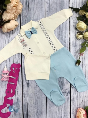 Купить оптом 127. Комбинезон с шапкой,100% хлопок интерлок в Химках