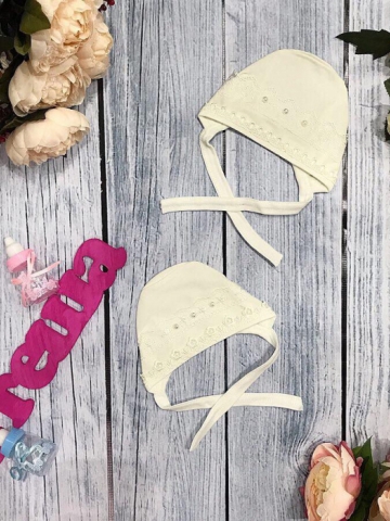 142. Чепчик, хлопок 100 % интерлок пенье