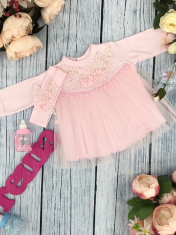 Купить оптом 160-ДР. Платье с повязкой на голову,хлопок 100 % интерлок 74,80,86 в Химках