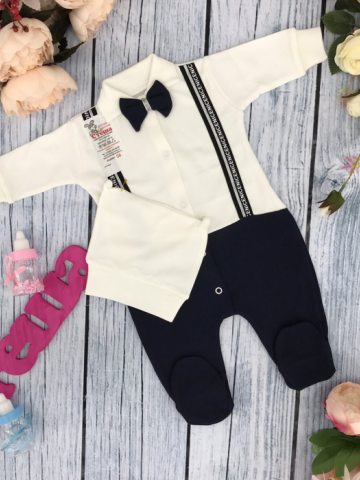 Купить оптом 207. Комбинезон ясельный с шапкой,100% хлопок интерлок в Химках