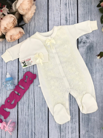 Купить оптом 216-М. Комбинезон с шапкой,100% хлопок интерлок в Химках