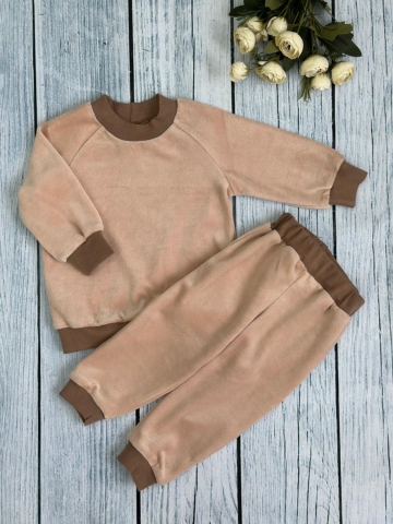 Купить оптом 343. Костюм ясельный, 80% хлопок, 20% ПЭ 80-86-92 в Химках